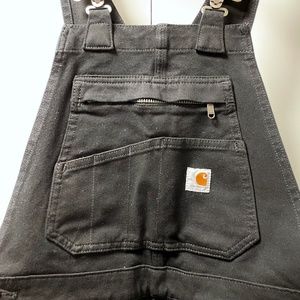 Carhartt Flex Relaxed Fit Twill Overall XS Short Black